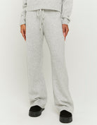 Flare Knitted Trousers | Grey