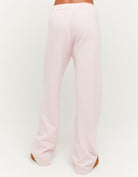Flare Knitted Trousers | Pink