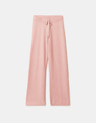 Flare Knitted Trousers | Pink
