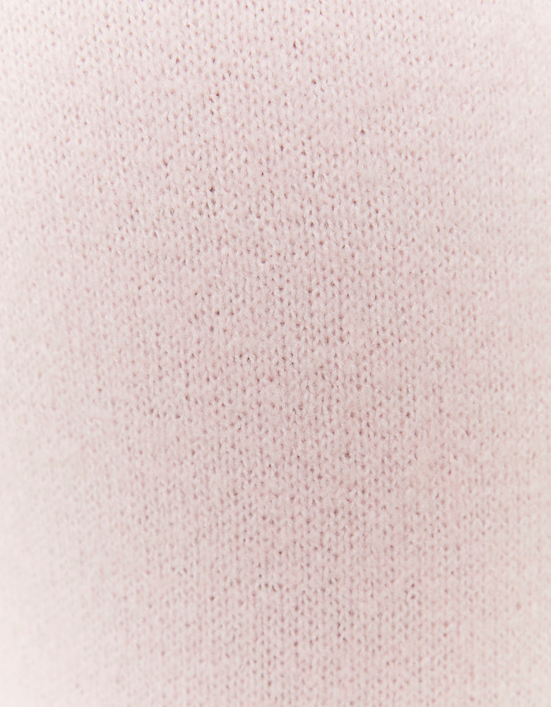 Flare Knitted Trousers | Pink