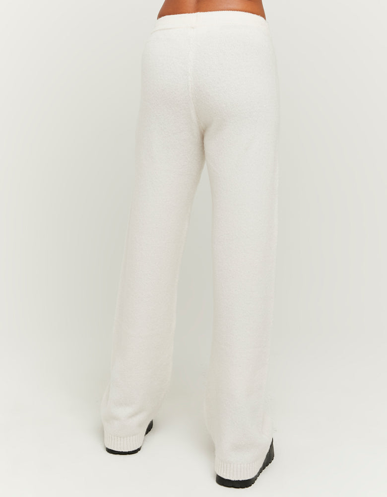 Flare Knitted Trousers | Off White