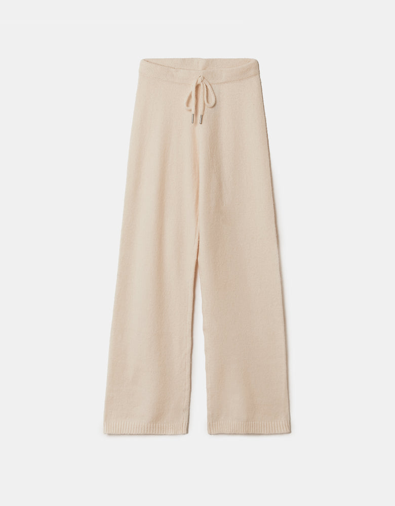 Flare Knitted Trousers | Off White