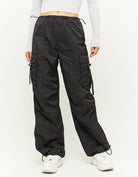 Cargo Parachute Trousers | Black