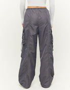 Cargo Parachute Trousers | Grey