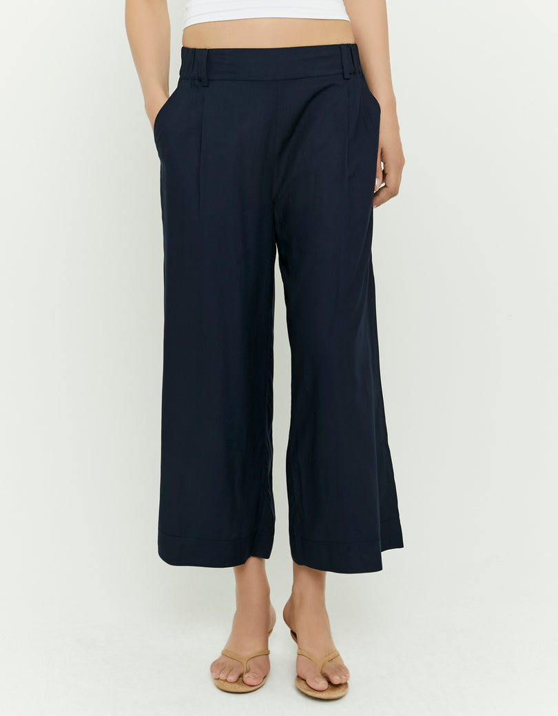 Culotte Trousers | Navy