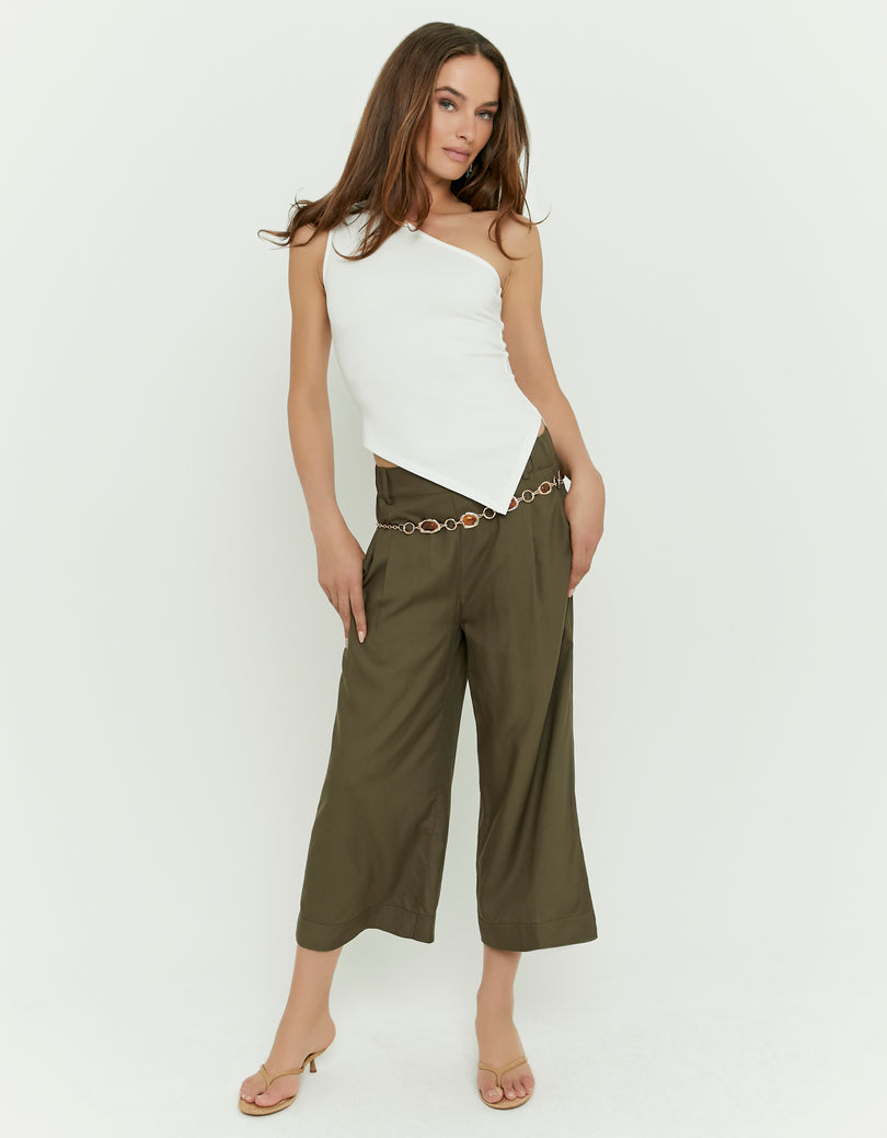 Culotte Trousers | Kakki