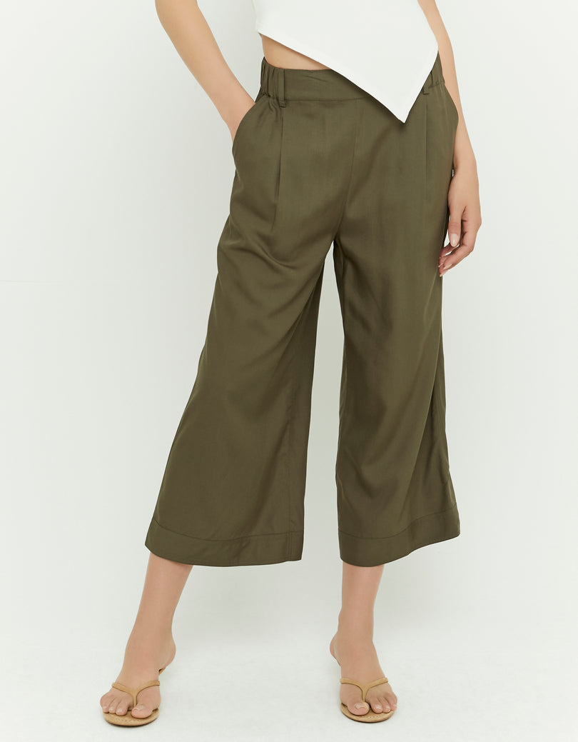 Culotte Trousers | Kakki