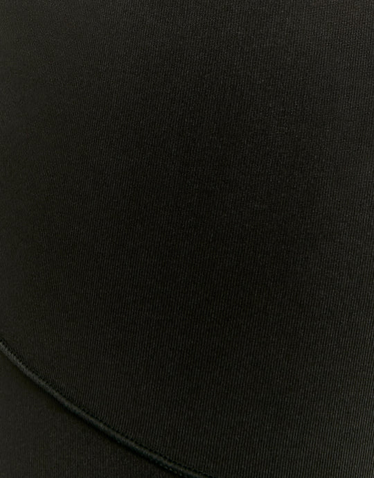 Mid Waist Flared Trousers | Black