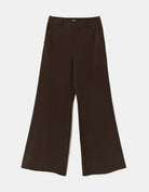 Tailored Wide Leg Trousers | Brown