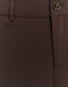Tailored Wide Leg Trousers | Brown