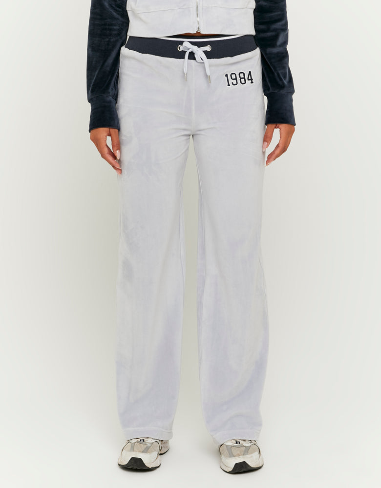 Wide Leg Pant | Light Grey