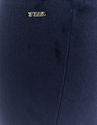 Velvet Mid Waist Jogger | Navy