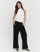 Straight Pants | Black