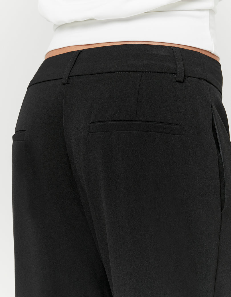 Straight Pants | Black