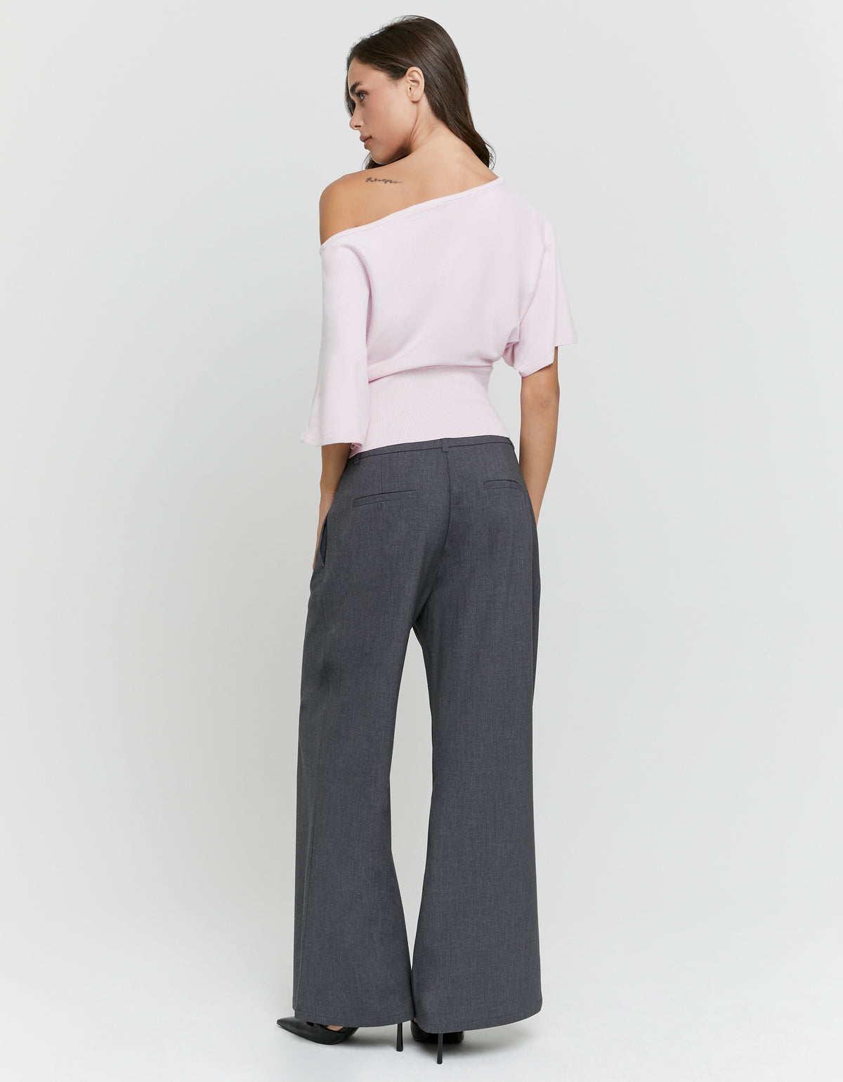 Straight Pants | Grey