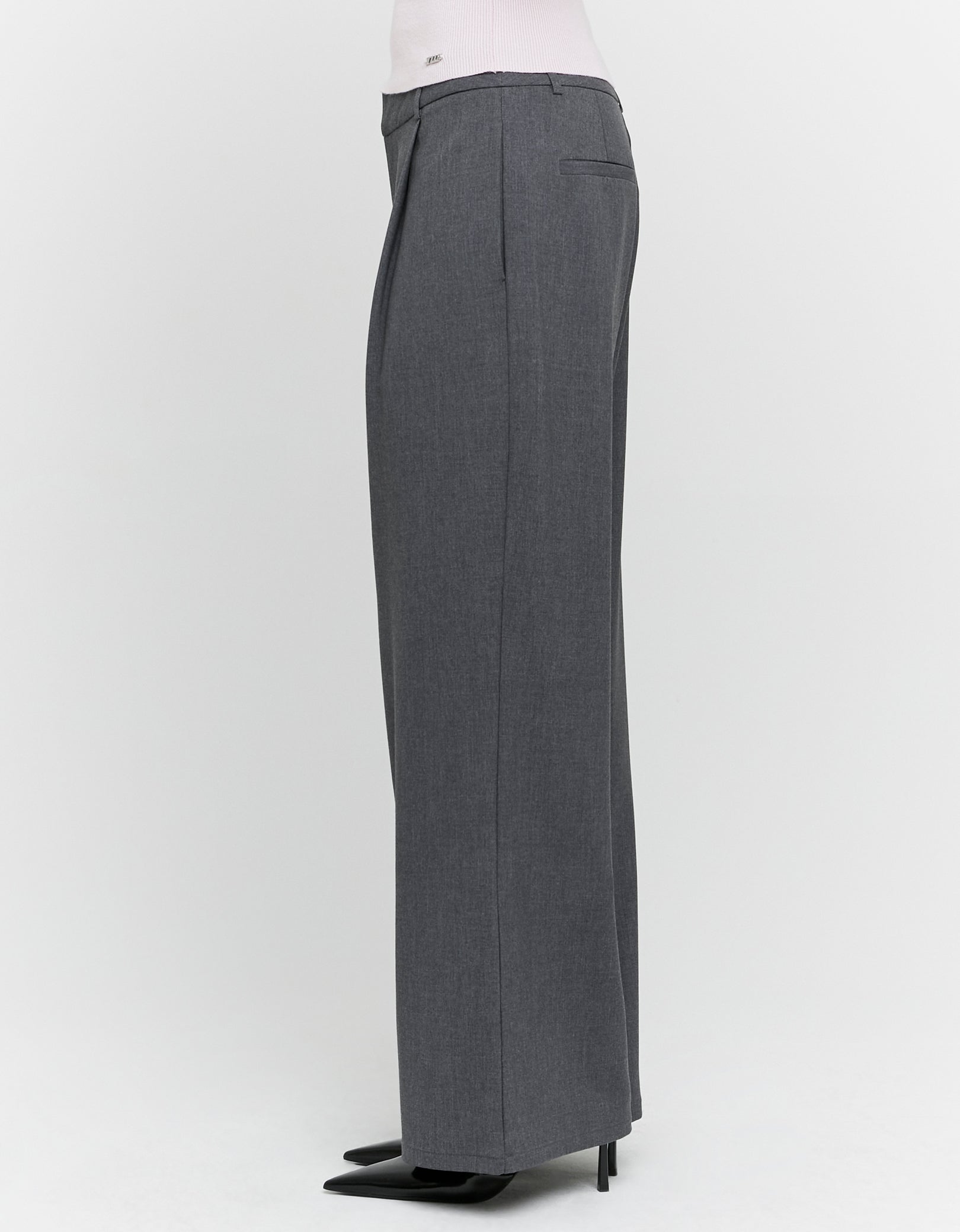 Straight Pants | Grey