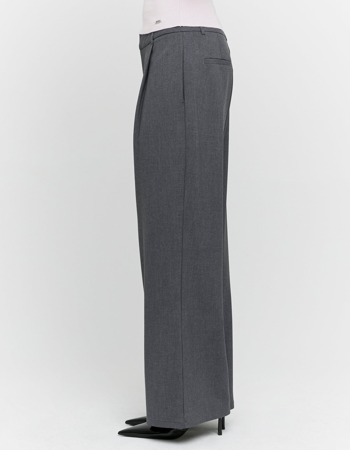 Straight Pants | Grey