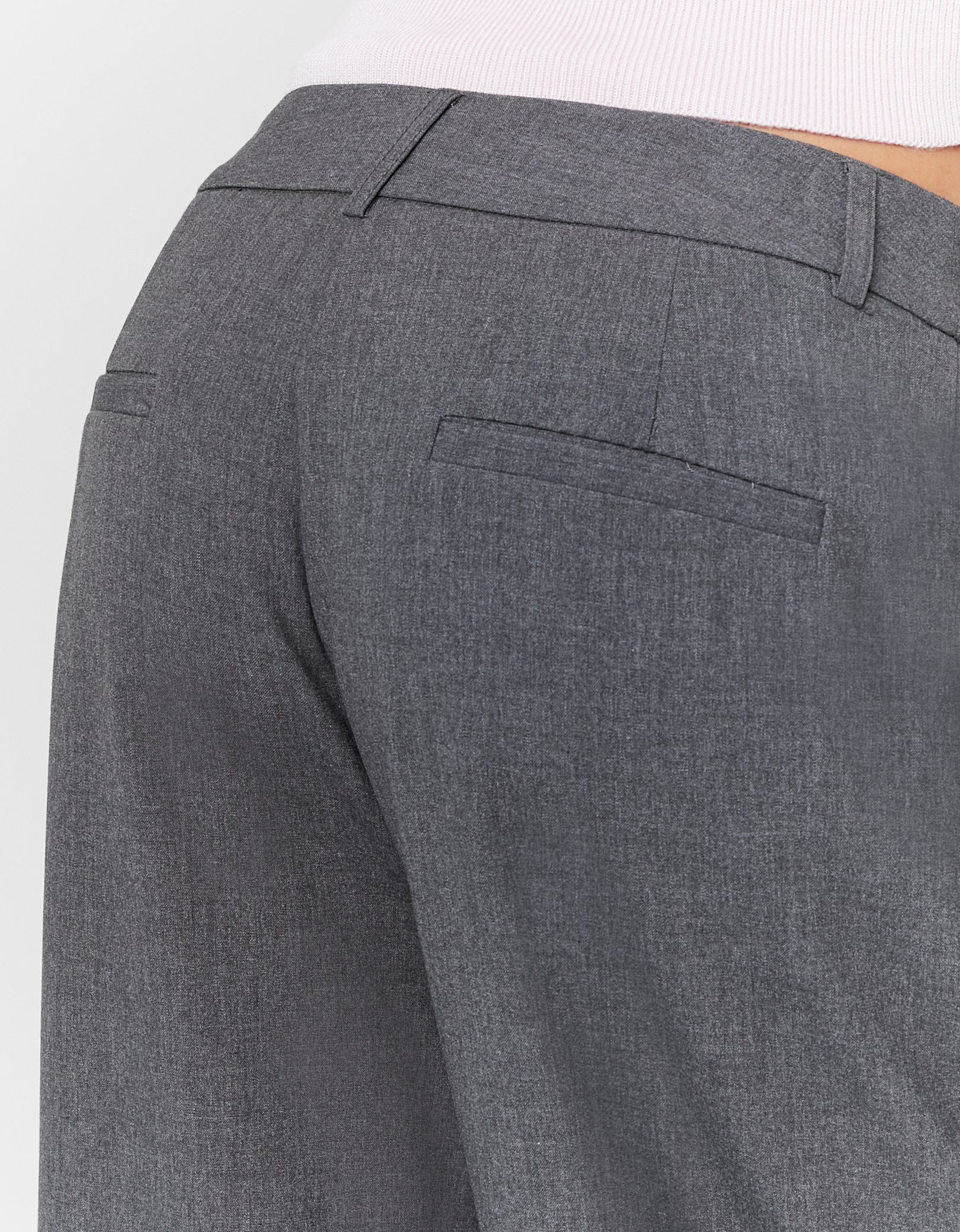Straight Pants | Grey