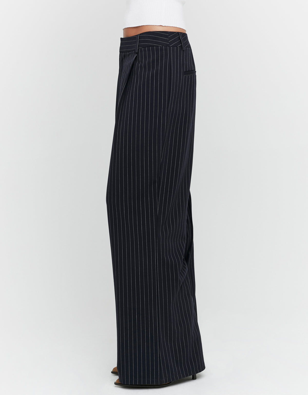 Straight Pants | Navy