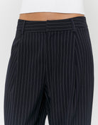 Straight Pants | Navy