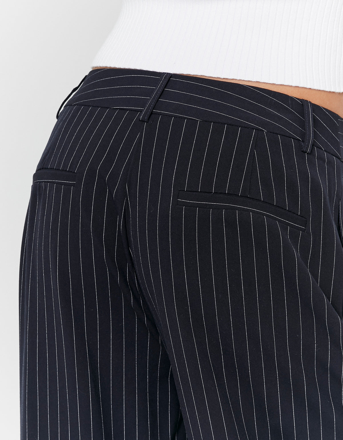 Straight Pants | Navy