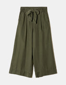 Lightweight Trousers with Elastic Waist Band | Kaki