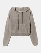 Hooded Knit Jumper | Grey