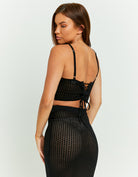 Knitted Bralet | Black