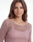 Knit Top | Pink