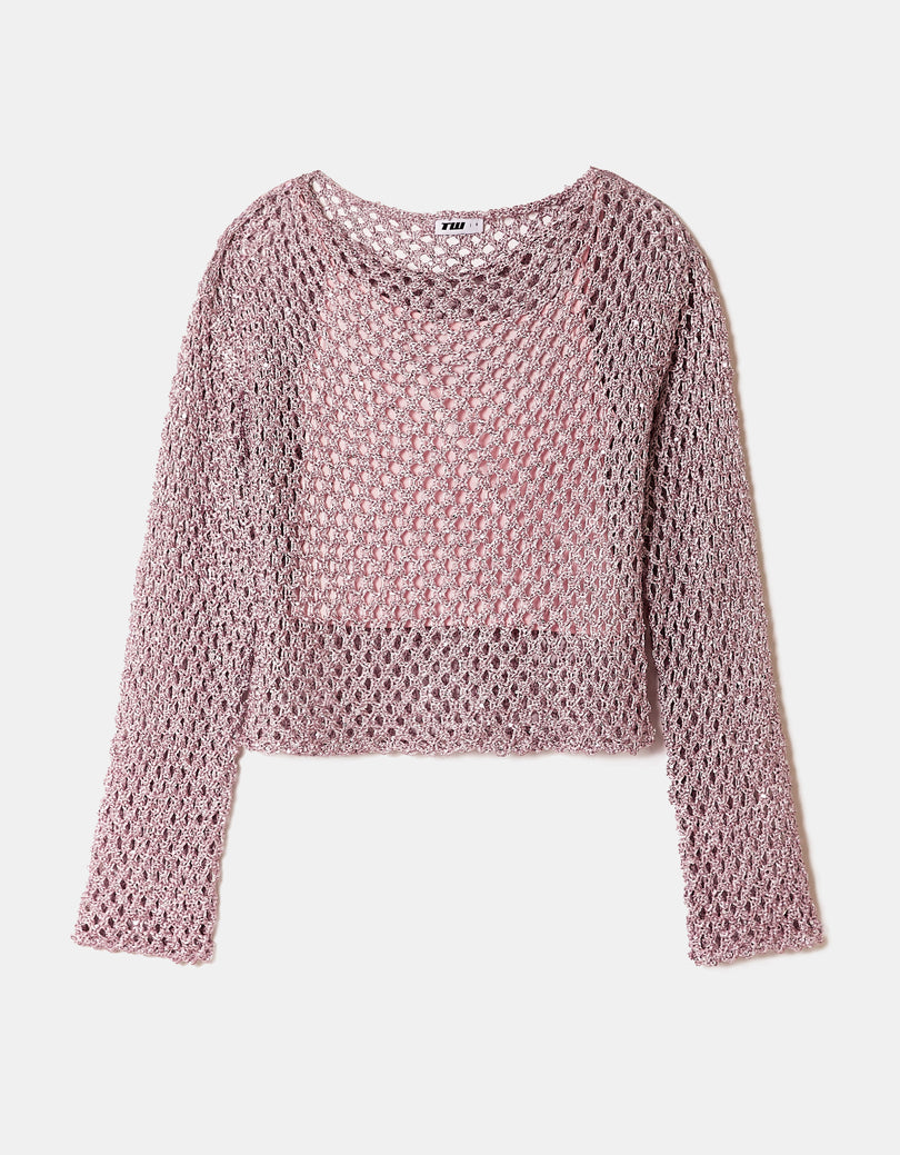 Knit Top | Pink