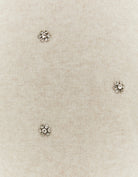 Jumper with Rhinestones | Beige Chine