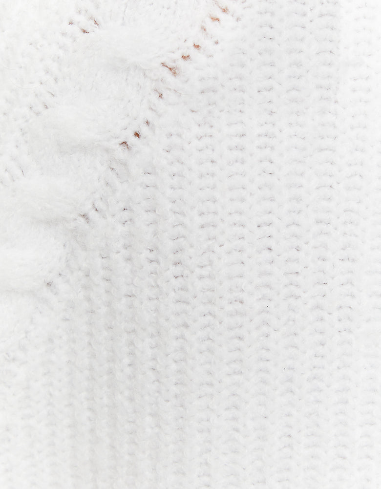 Round Neck Jumper With Details | Night Blue