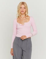 Knitted Jumper | Pink