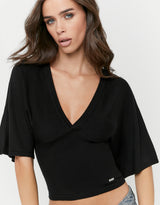 V-Neck Sweater | Black