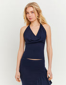Halter Top | Navy