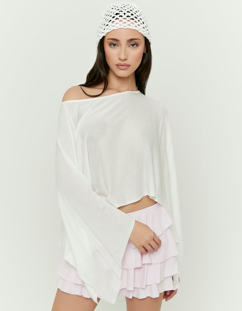 Asymmetric Top | Off White