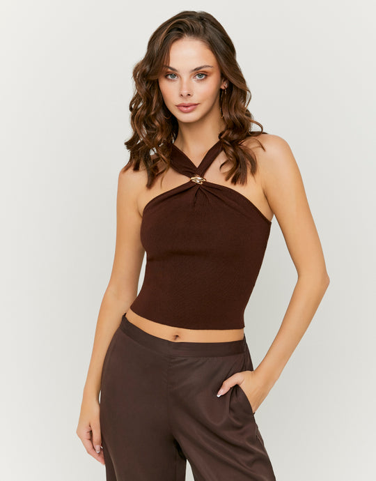 Halter Top | Brown