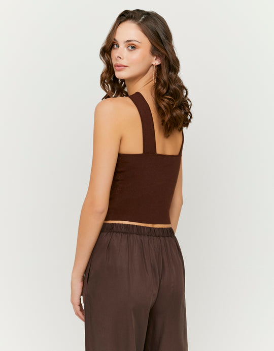 Halter Top | Brown