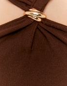 Halter Top | Brown