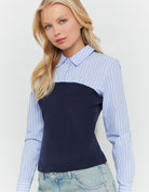 Layered Sweater | Striped