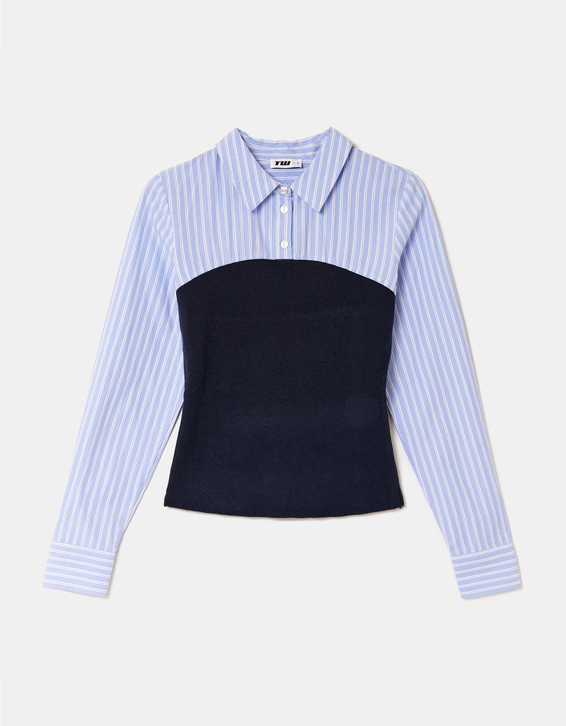 Layered Sweater | Striped