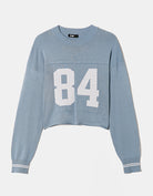 Varsity Knit Jumper | Blue