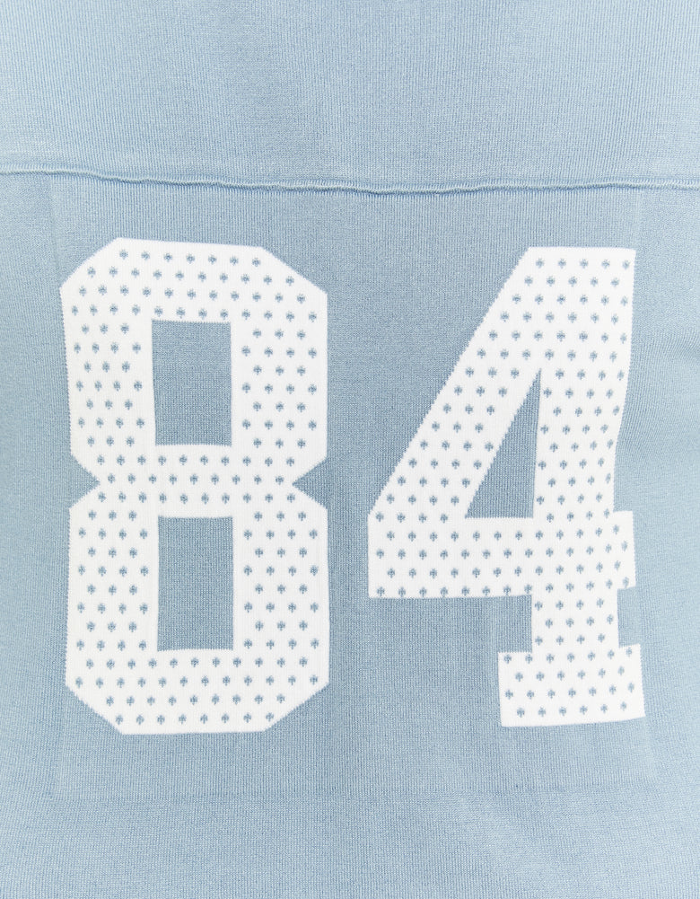 Varsity Knit Jumper | Blue