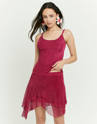 Knit Tank Top | Fushia