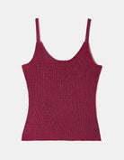Knit Tank Top | Fushia