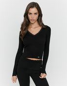 Sweater Top | Black