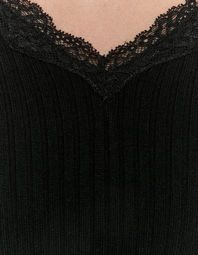 Sweater Top | Black