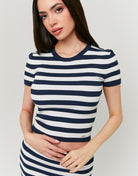 Sweater | White-Navy
