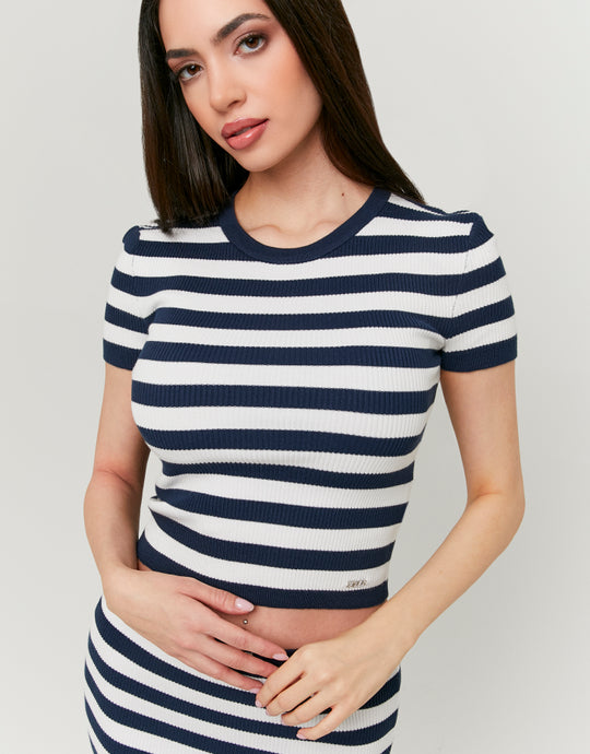 Sweater | White-Navy
