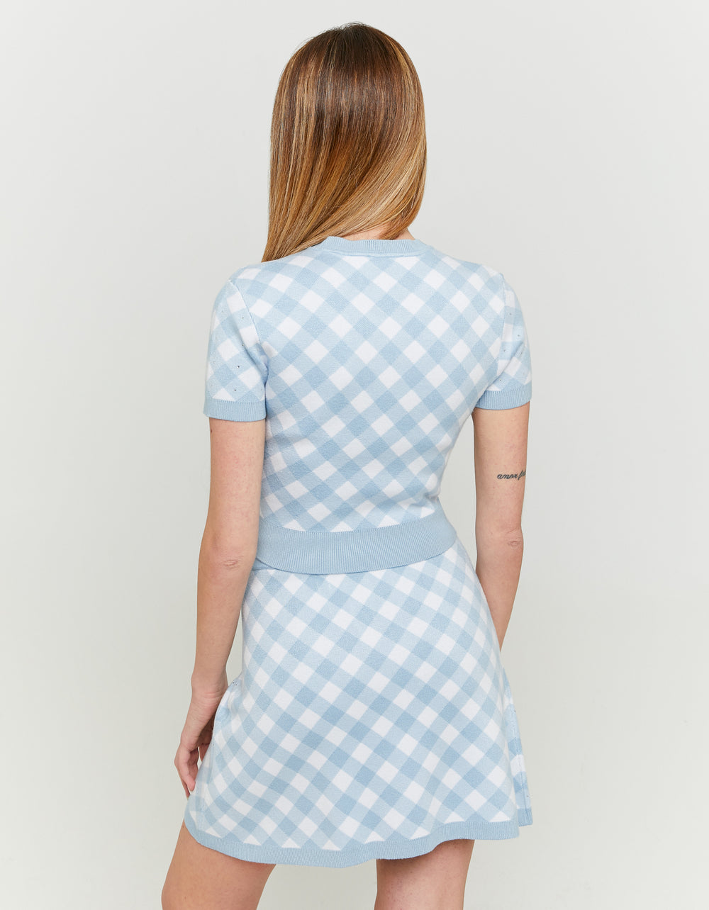 Vichy Pattern Jumper | Blue Vichy